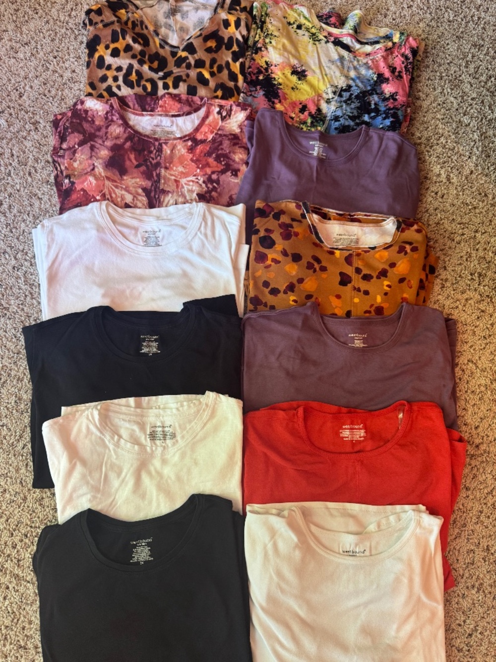 Westbound Bulk of Women’s 2X Shirts